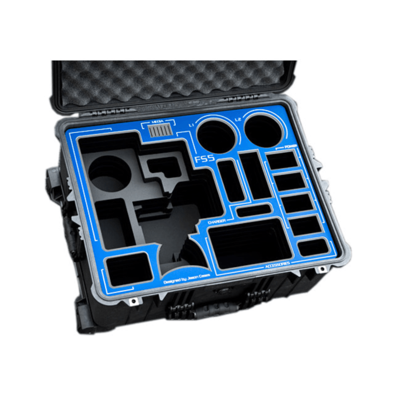 Jason Cases Valise pour Sony FS5 (BLUE Overlay)