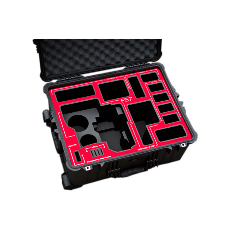 Jason Cases Valise pour Sony FS7 (RED overlay)