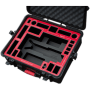 Jason Cases Valise pour Movi M5 with RED overlay (COMPACT)