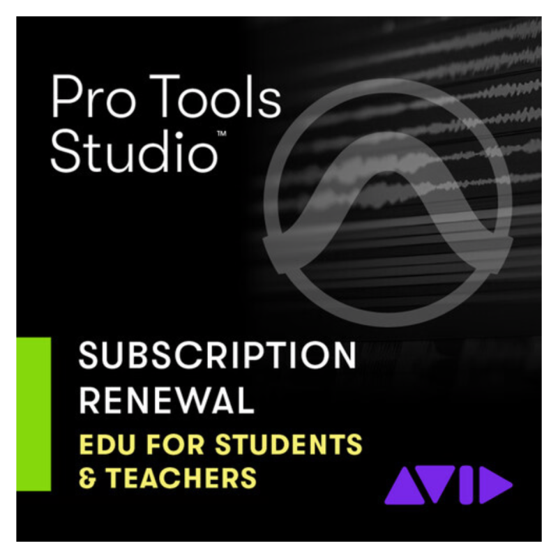 Avid Pro Tools STUDIO Renew 1 an ESD EDUCATION (Etudiants/Profs)