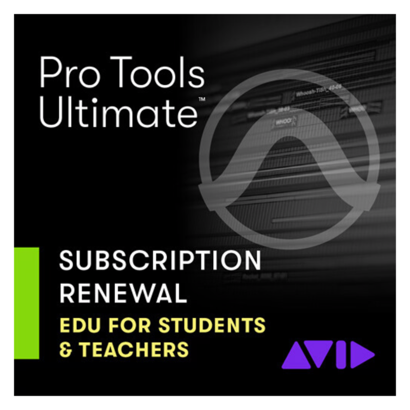 Avid Pro Tools ULTIMATE Renew 1 an ESD EDUC (Etudiants/Profs)
