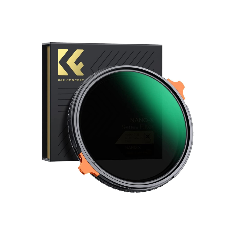 K&F Filtre Nano X CPL+Variable NDX ND4~ND64 Etanche 37mm