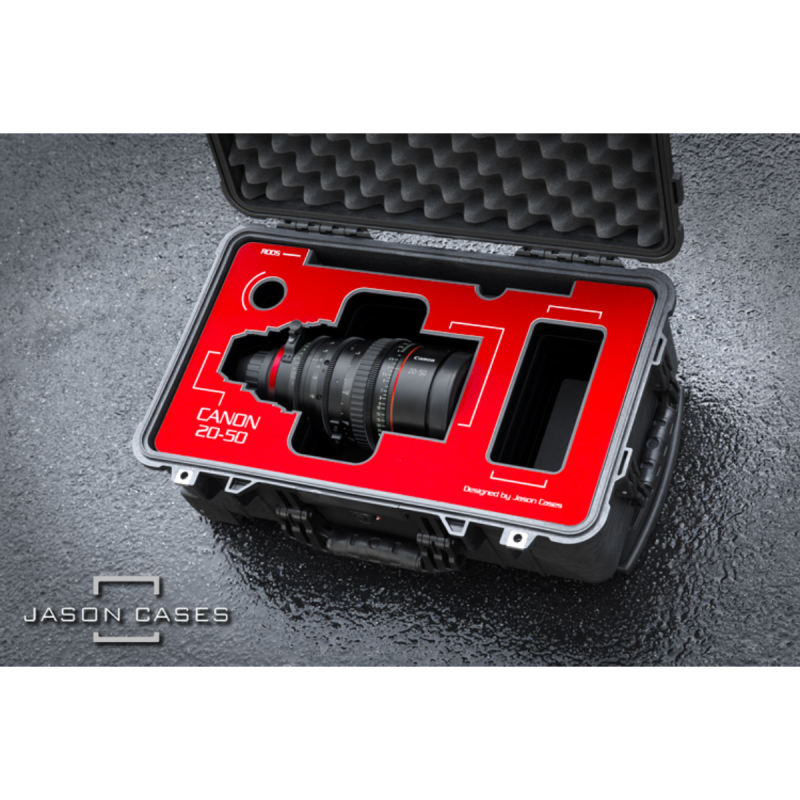Jason Cases Valise pour Canon 30-300mm Lens with Red overlay