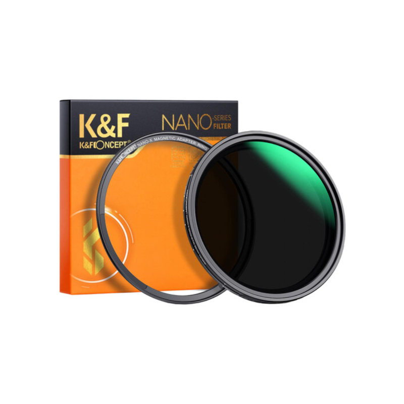 K&F 82mm,NANO-X-No Fork ND8-128 Magnetic Filter,HD,Waterproof