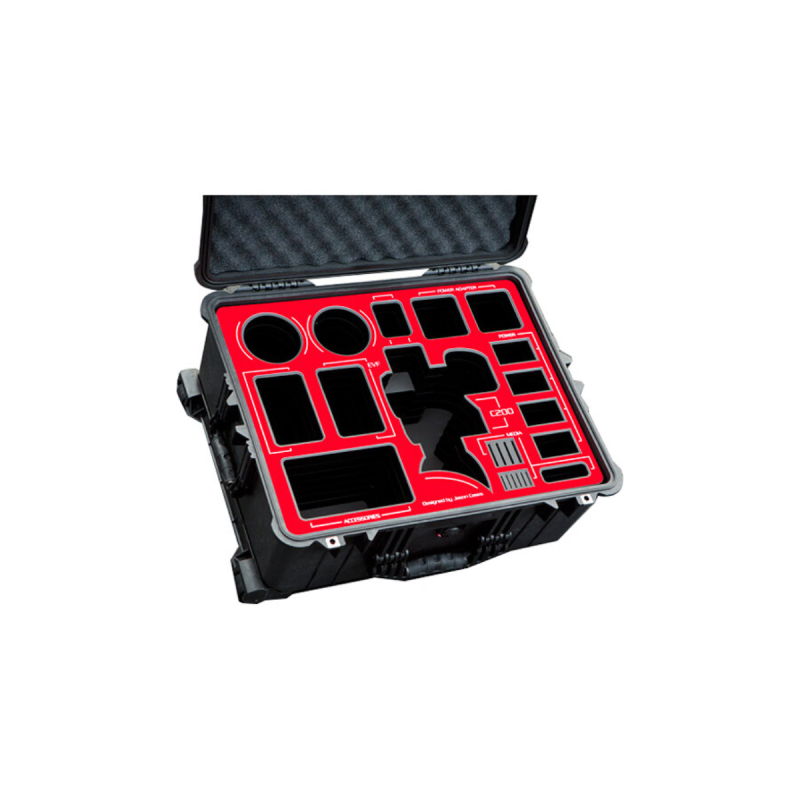 Jason Cases Valise pour Canon C300 Mark II with RED overlay