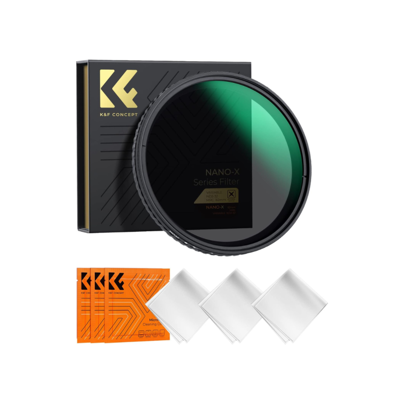 K&F Filtre Nano C 4-8 line star light revêtement vert 49mm