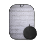 Manfrotto Urban Pliable 1,5m x 2,1m Peint Blanc / Brique Grise