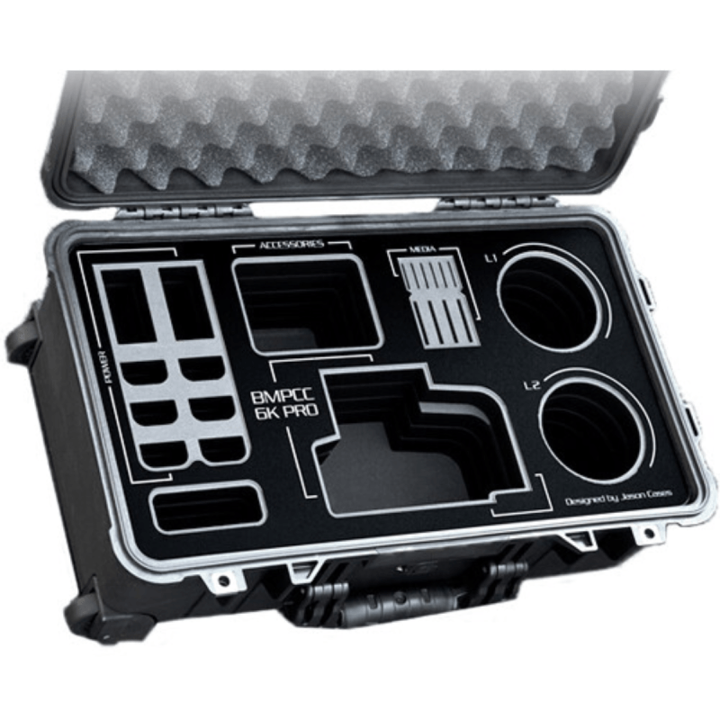 Jason Cases Valise pour Blackmagic BMPCC (BLACK overlay)