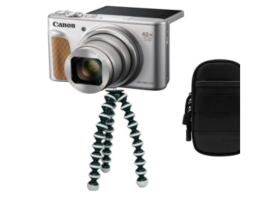 Canon PowerShot SX740 HS Silver + DCC-2400 + Gorillapod