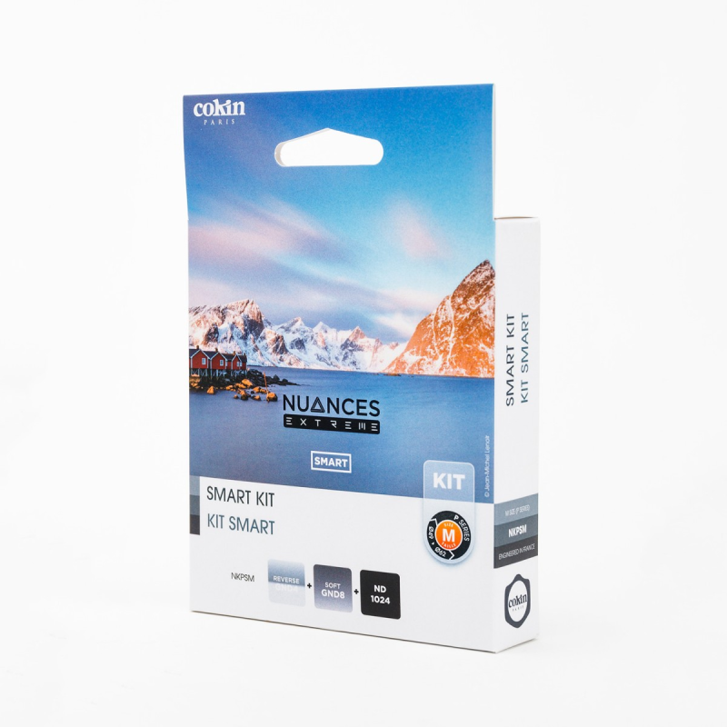 Cokin Kit Smart NUANCES Extreme ND1024, Soft GND8S, Inversé GND4R