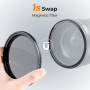 K&F 55mm, NANO-X-No Fork ND2-32 Magnetic Filter, HD, Waterproof