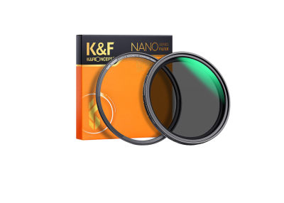 K&F 58mm, NANO-X-No Fork ND2-32 Magnetic Filter, HD, Waterproof,