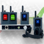 Innovacion 360 Wireless Intercom System sans fil 8 postes ceintures