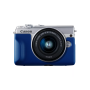 Canon Coque Plastique Bordure Bleue pour EOS M100 et M200
