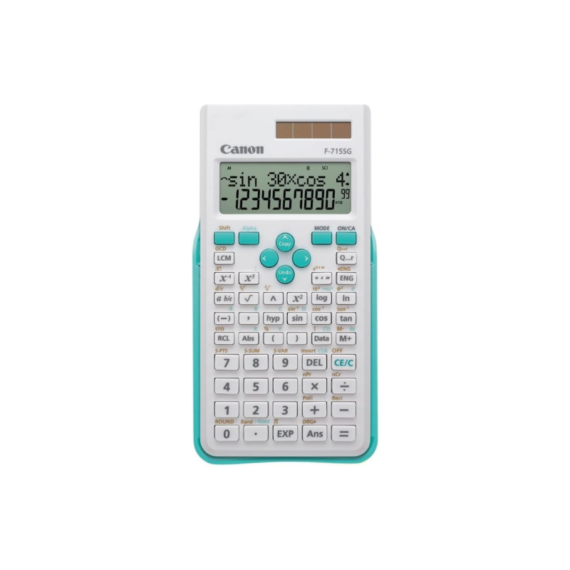 Canon Calculatrice scientifique 250 fonctions F-715SG WHITE & BLUE