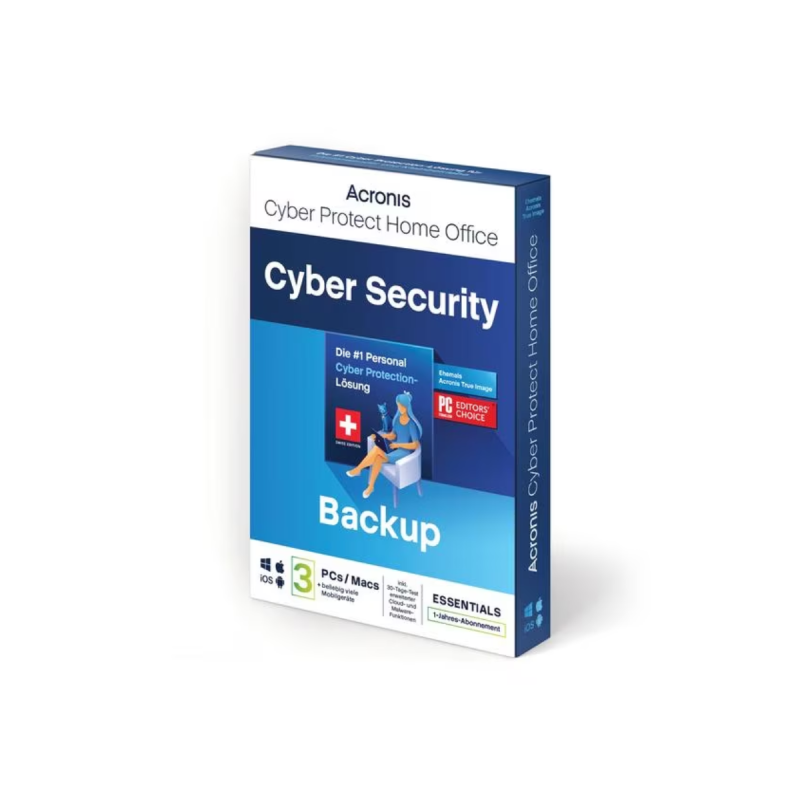 Acronis Cyber Protect Home Office 2023 Adv 3postes+500GB Cloud 1an EU