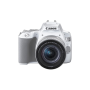 Canon EOS 250D Blanc Appareil photo numérique avec EF-S18-55mm STM
