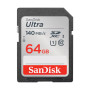 Sandisk carte SDXC Ultra 64GB (Class 10/UHS-I/140MB/s)