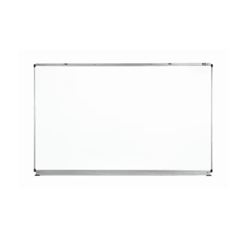Ulmann Tableau scolaire simple encadrement Alu 120x246cm Blanc