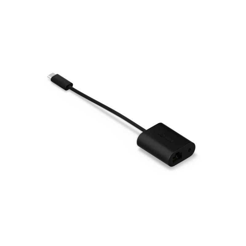 Sonos Adaptateur pour entrée auxiliaire: 3,5mm vers USB-C, noir