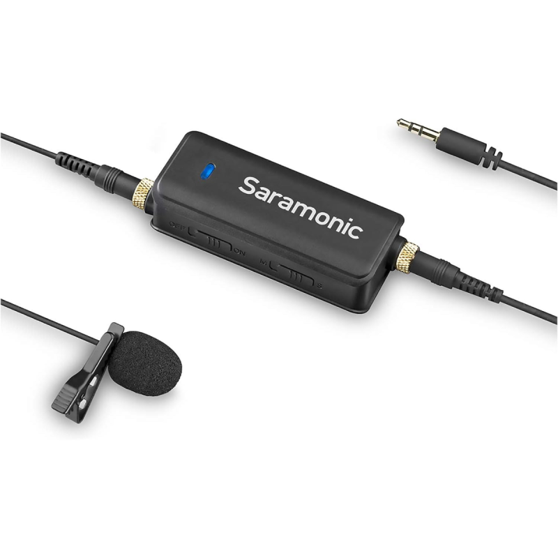 Saramonic LavMic Microphone Lavalier avec kit de mixage audio à 2 can