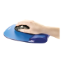 fellowes tapis souris/repose-poigne gel-bleu