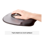 Fellowes memory foam mouse pad/wrist rest - silver streak