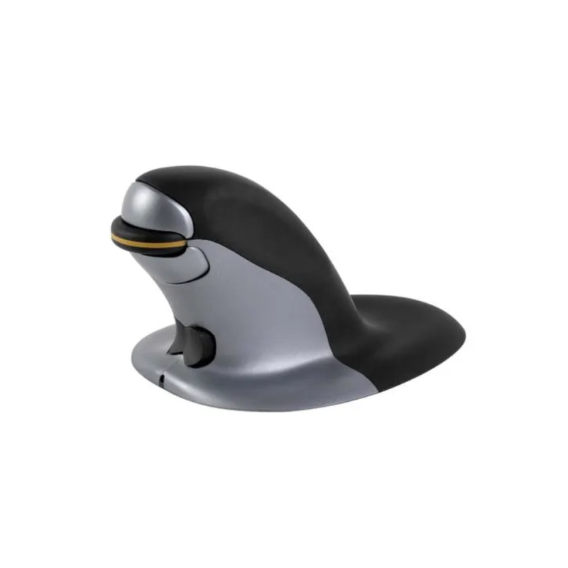 Fellowes souris verticale ambidextre penguin sans fil - large