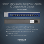 Netgear 16-PORT GE HIGH-POWER PoE+ UNMANAGED SWITCH (GS516PP)