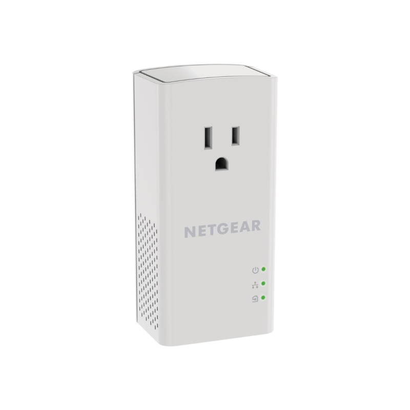 Netgear 1-PORT GIGABIT POWERLINE 1000 PASSTHRU 2-PACK (PLP1000)