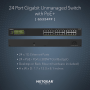 Netgear 24-PORT GE HIGH-POWER PoE+ UNMANAGED SWITCH (GS324PP)