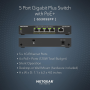 Netgear Switch Smart Manageable 5 port Gigabit 10/100/1000Mbps 4 poE+