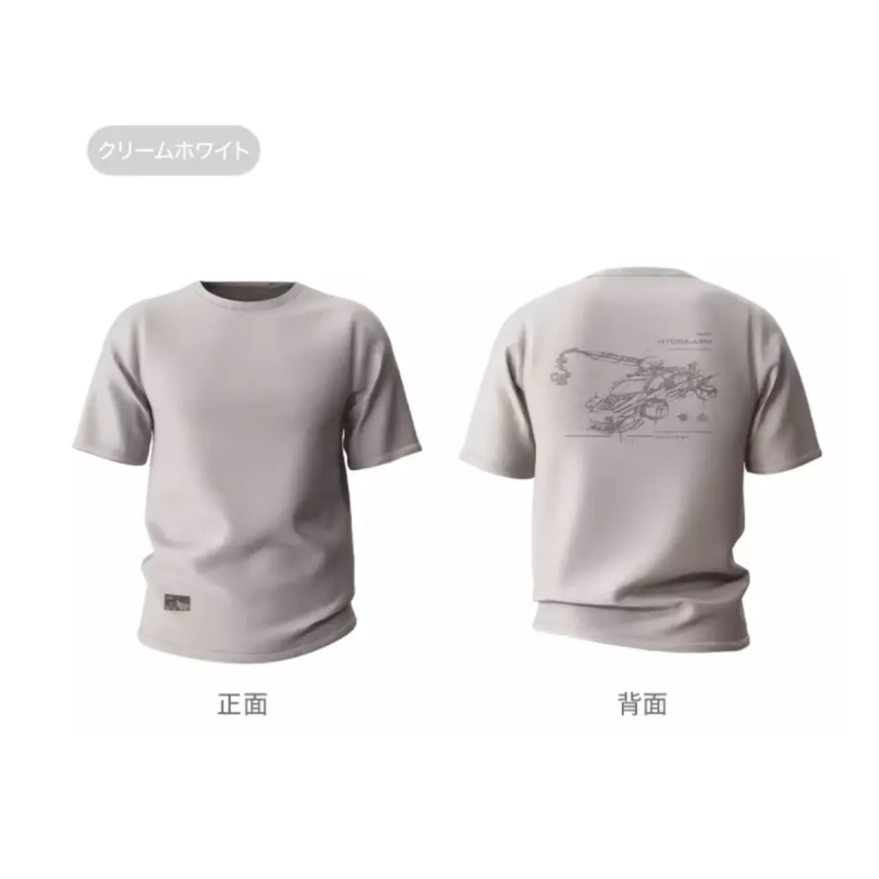 Tilta Hydra Arm Futuristic Sketch T-Shirt L - Cream White