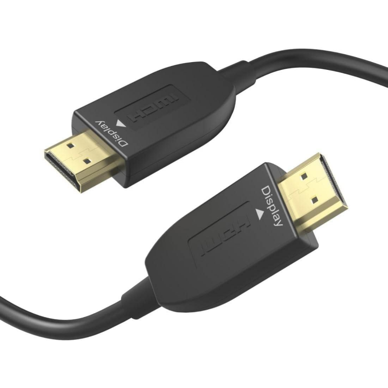 Hama Câble HDMI optique actif, fiche mâle - mâle, 8K, doré, 3 m