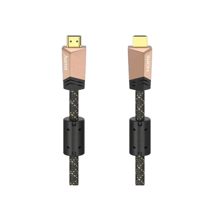 Hama Câble HDMI Premium avec Ethernet mâle - mâle, ferrite métal 3,0m
