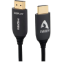Avinity Câble HDMI optique, actif, certifié, ultrafin, 8K, doré, 15 m