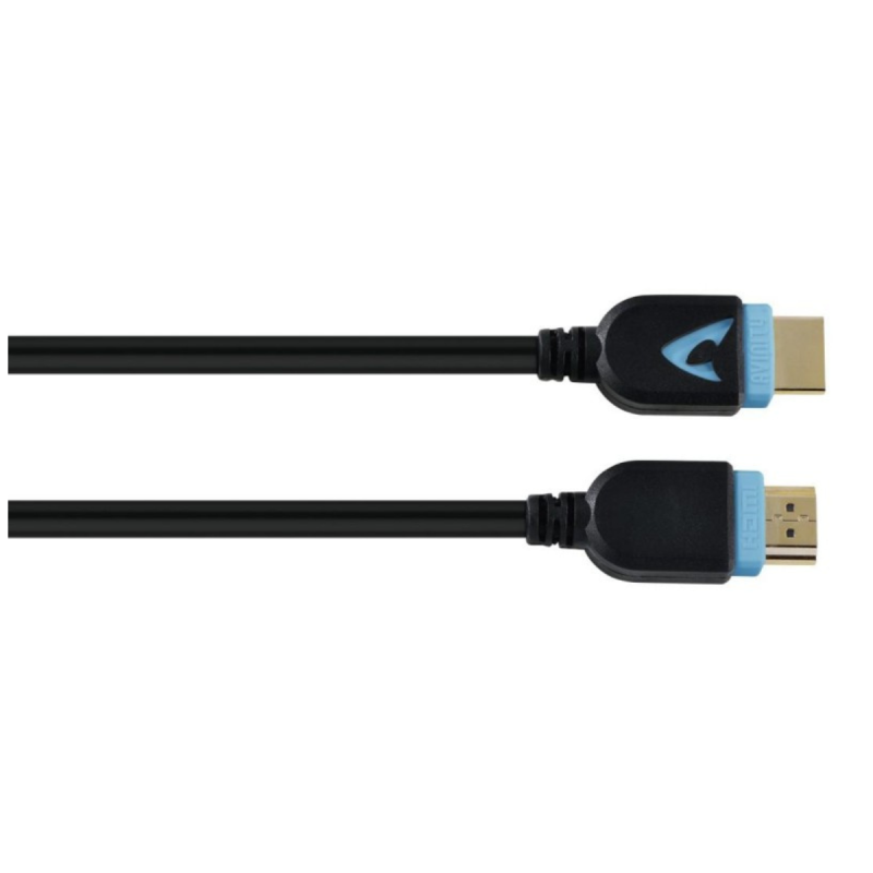 Avinity Câble HDMI grande vitesse, fiche - fiche, doré Ethernet 3,0m