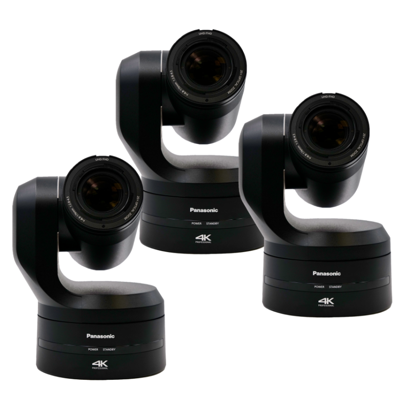 Panasonic AW-UE150 - Caméra Robotisée (noir) - Pack de 3 - Occasion