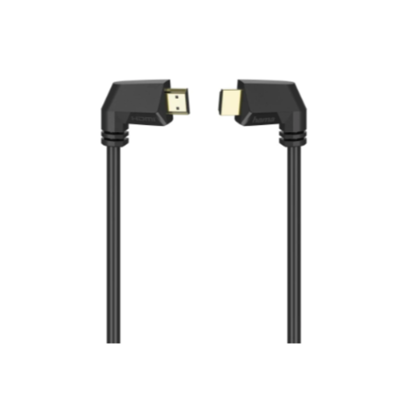 Hama Câble HDMI haute vitesse, f. mâle - mâle rotation Ethernet 1,5m