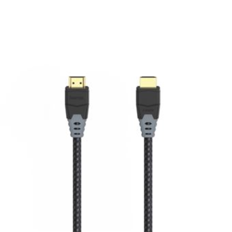 Hama Câble HDMI haute vitesse, mâle-mâle 8K Ethernet text. doré 1,5m
