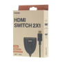 Hama Commutateur HDMI 2 x 1, fiche male HDMI - 2 fiches femelles HDMI