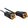 FV Hama Câble vidéo, fich. RCA mâle - fich. RCA mâle, doré, 1,5 m