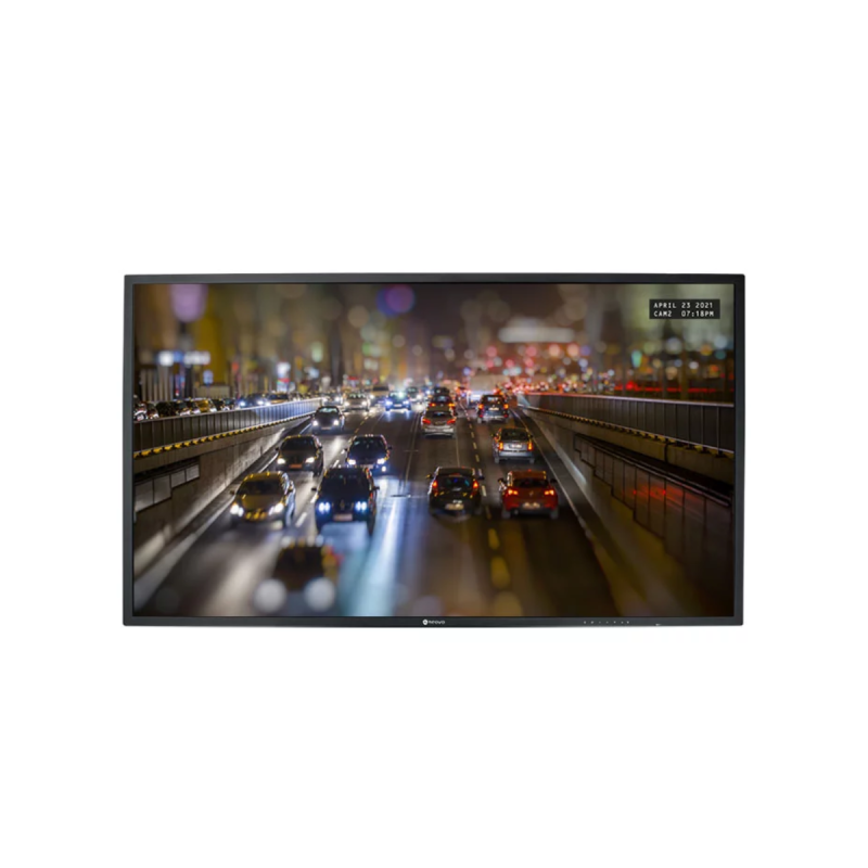 Neovo - Ecran de Sécurité 65p UHD, 350cd, 2xBNC IN/OUT - Métal