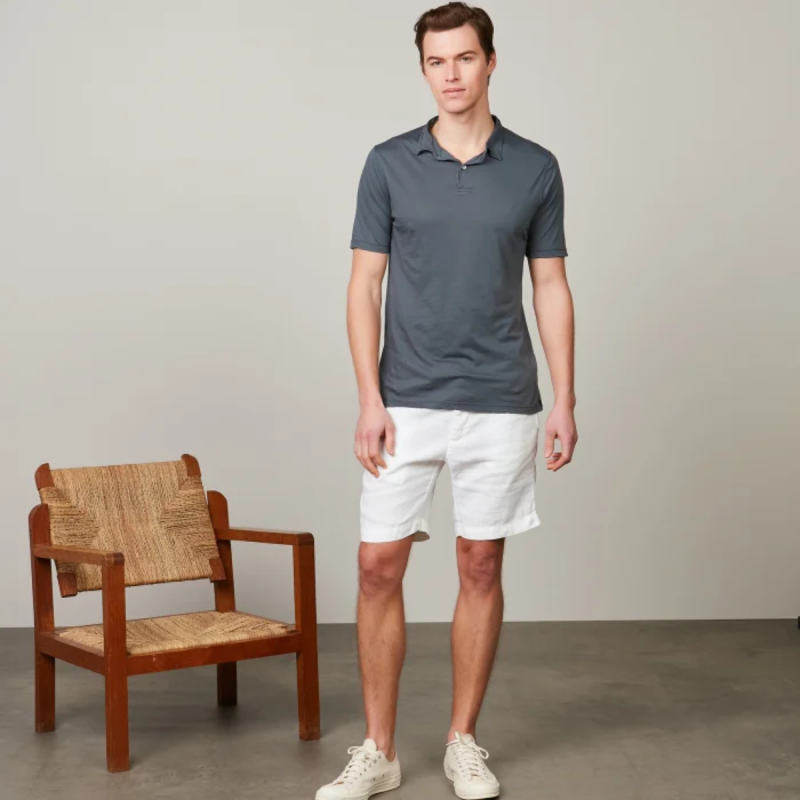 Tilta Crew Polo M - Gris Clair