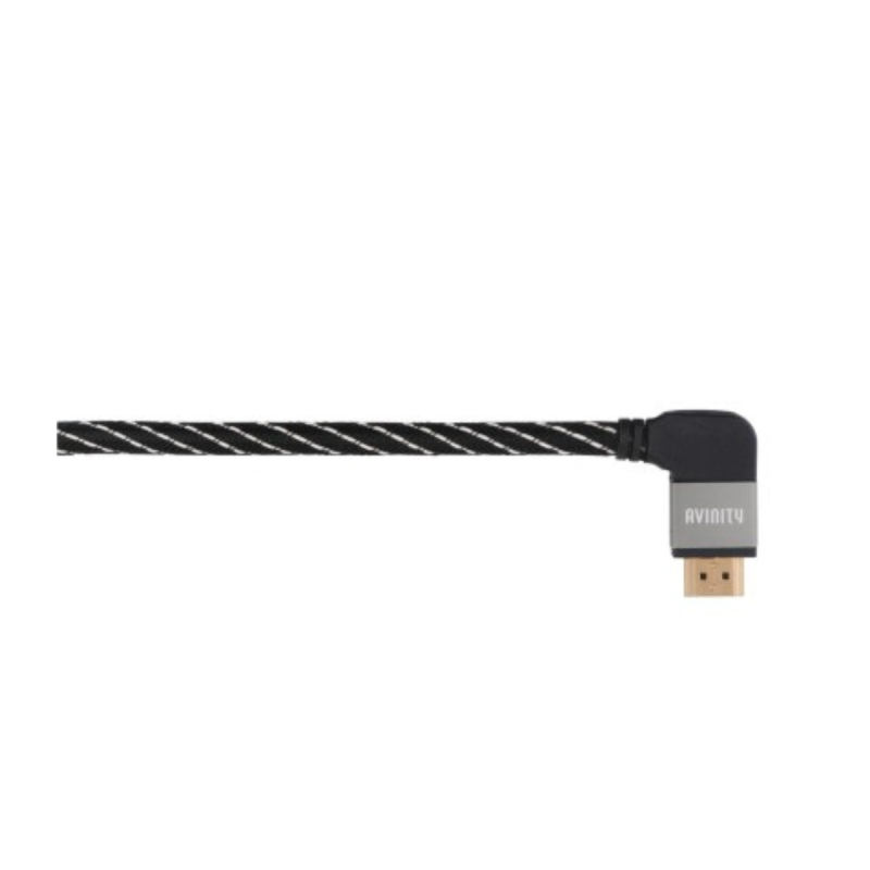 FV Avinity Câble HDMI gde vit. L, mâle-mâle 90°, doré Eth 1,5m
