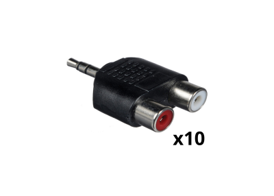 Kramer AD-A35M/2RF Adaptateurs jack 3.5mm vers 2 RCA-F