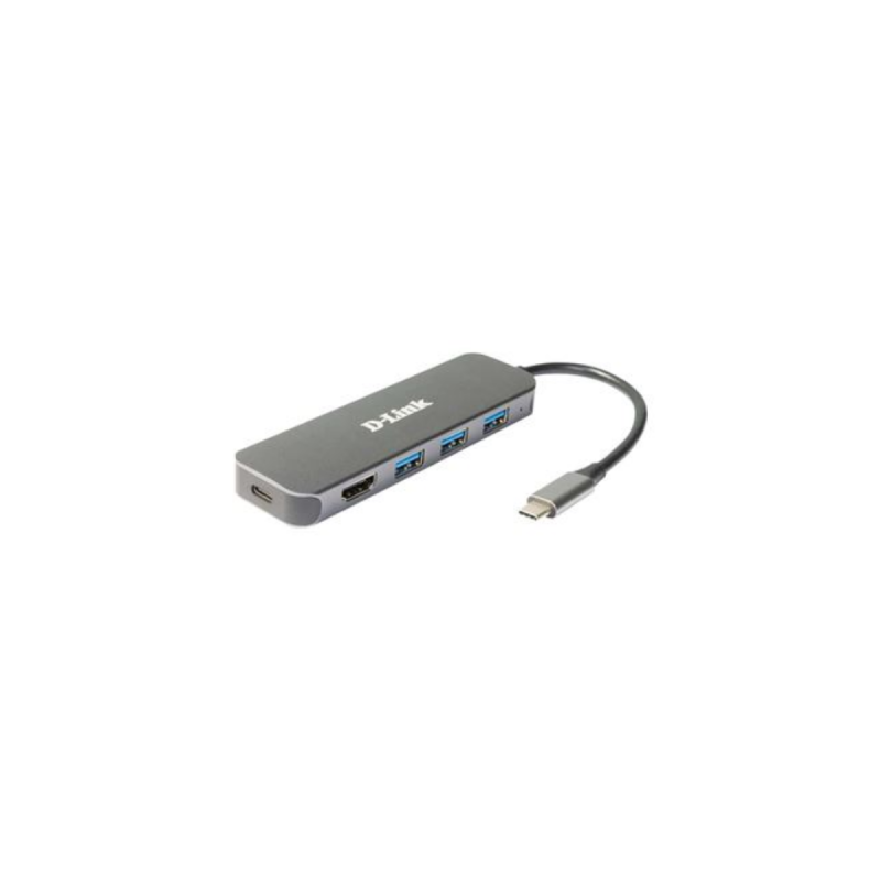 D-Link Station d'accueil Hub USB-C 5-en-1