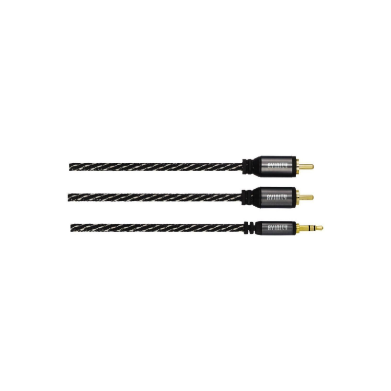 Avinity Câble audio 2Â f. RCA mâles-jack mâle stéréo 3,5Â mm 3,0Â m