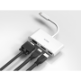 D-Link Adaptateur USB 3-en-1 USB-C vers HDMI/VGA/DisplayPort
