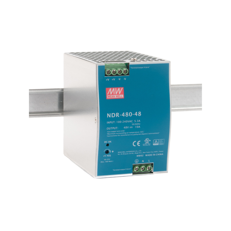 D-Link Alimentation 480W pour switch Industriel Format Rail-DIN PoE